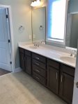 Master Bathroom with Large Double Sink